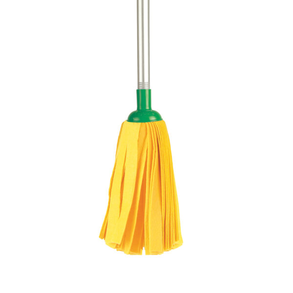 Special extra long synthetic yellow strips wet mop - Image 1