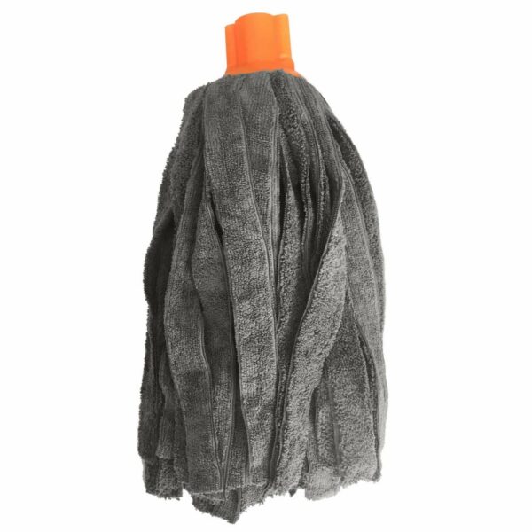 Microfibre black strips wet mop 200gr - Image 1