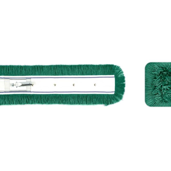 Polishing mop 100cm with handle 90% cotton - Image 1