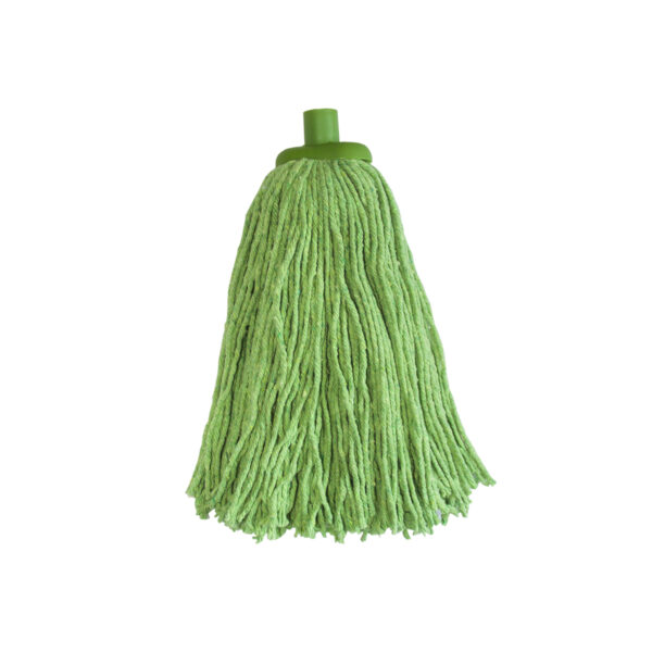 Cotton green wet mop "ECO" 280gr 50% cotton - Image 1