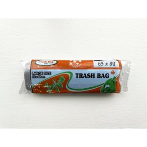 Garbage Bag in Roll Grey 10pcs biodegradable 65x80cm (60L)