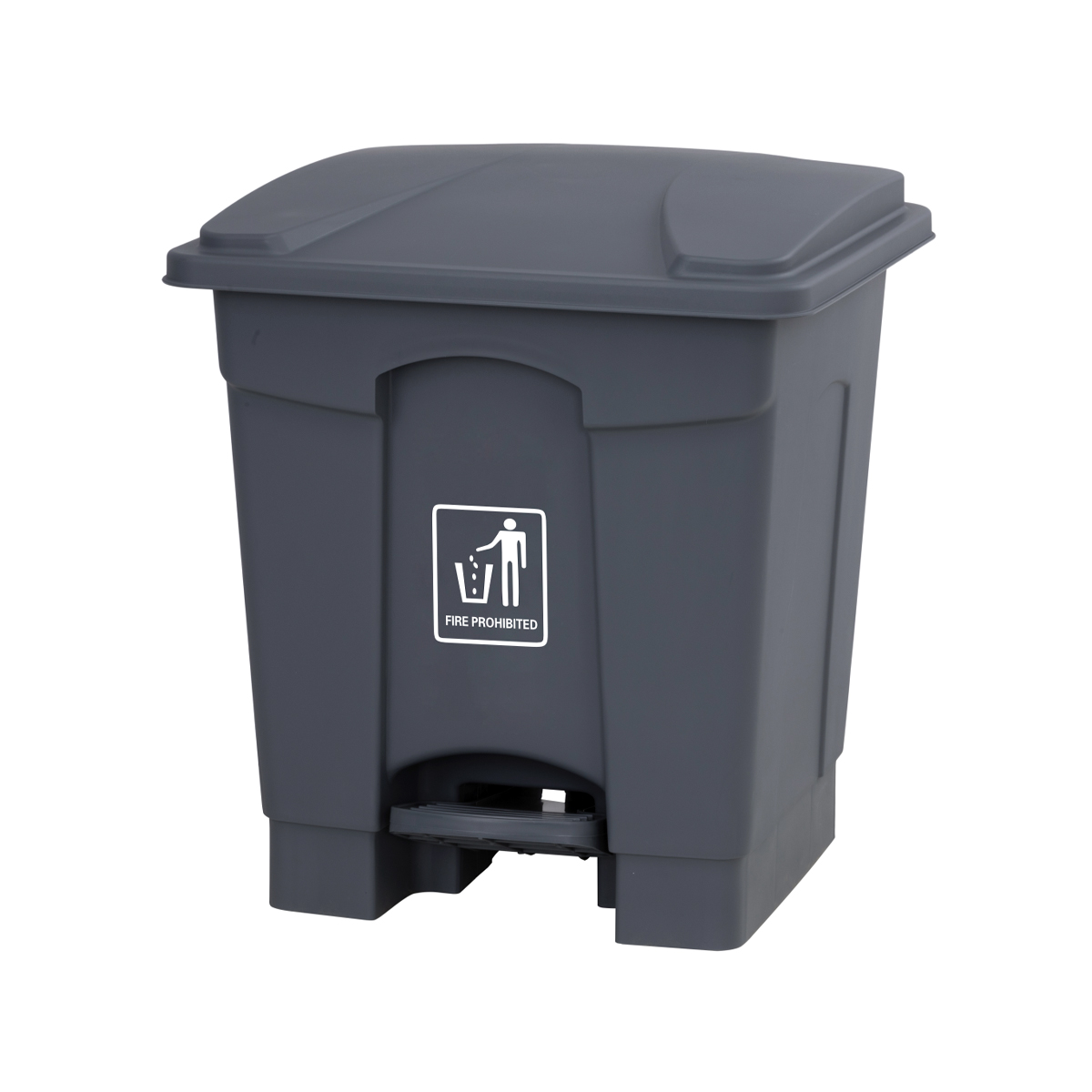 AF07211 Trash Bin With Pedal 15L - Grey - Image 1