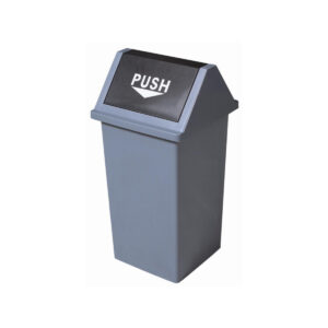 Trash Bin with Floating Lid 35L - Grey