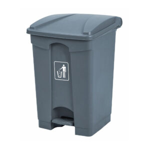 Trash Bin With Pedal 90L - Grey