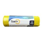 Garbage Bag In Roll 10pcs. BIO 80x110cm (90L) - Yellow
