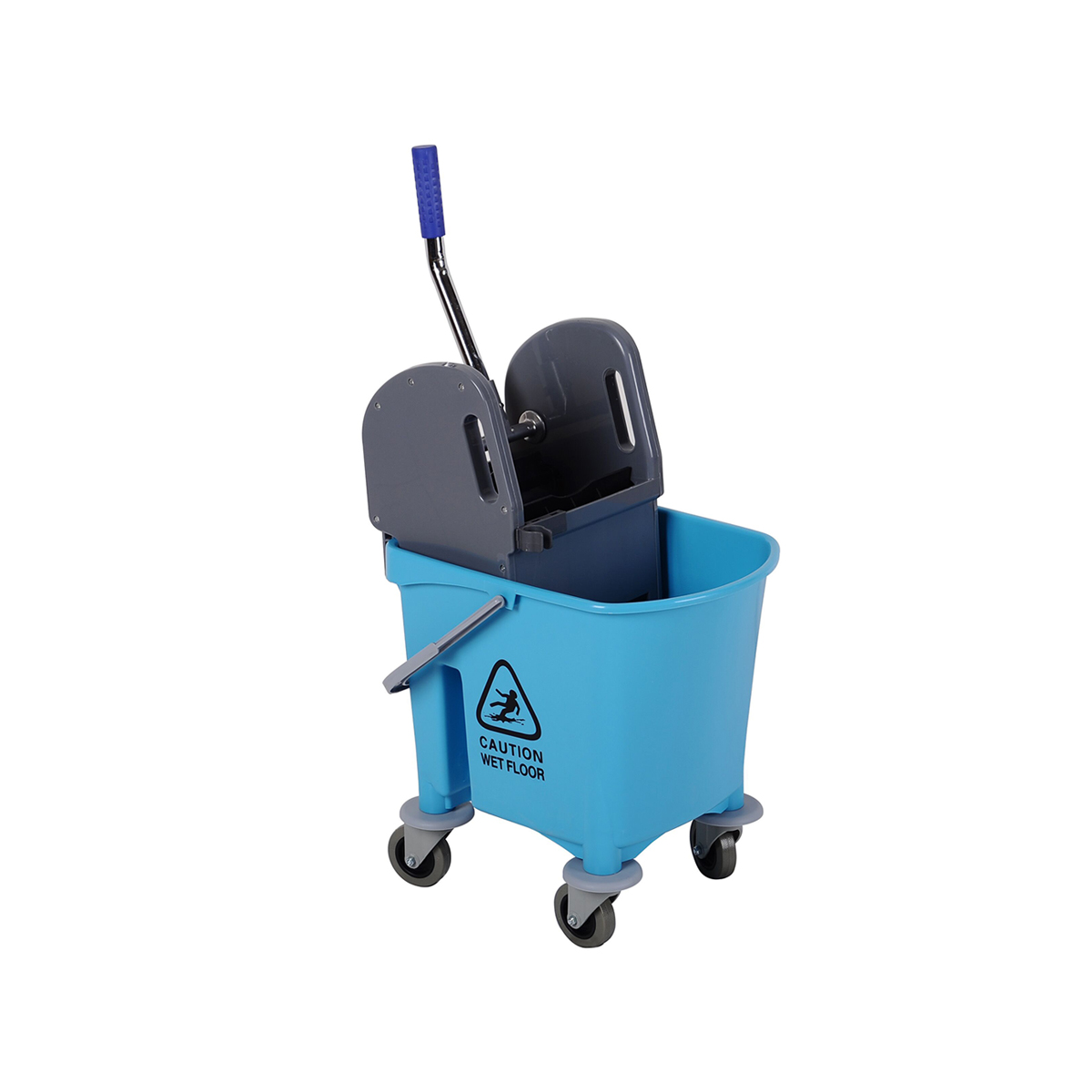 H0105 Cleaning Trolley Single 25L Light blue - Image 1