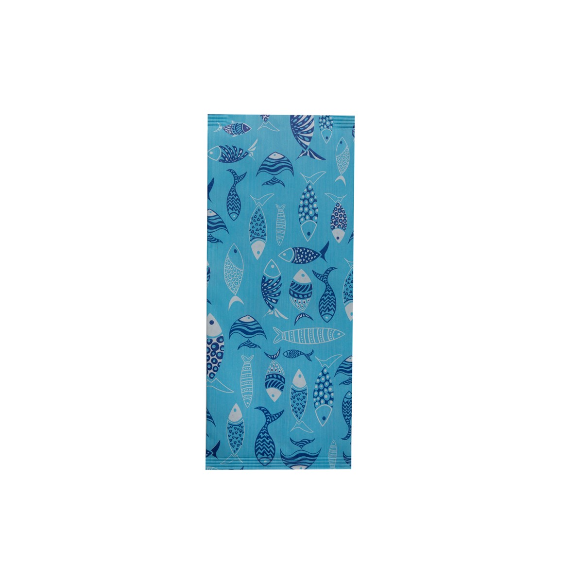 I-1176N-new Cutlery bag"BLUE FISH"napkin 38x38cm(125pcs) - Image 1