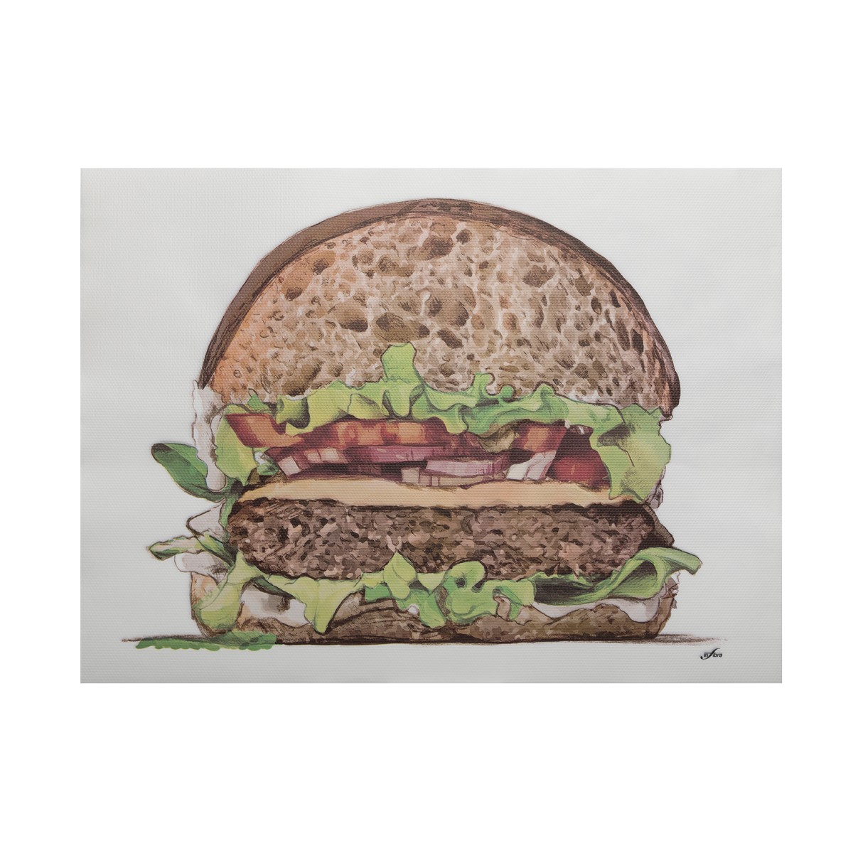 I-1330-NEW Placemats "HAMBURGER" 30x40cm (250PCS) - Image 1