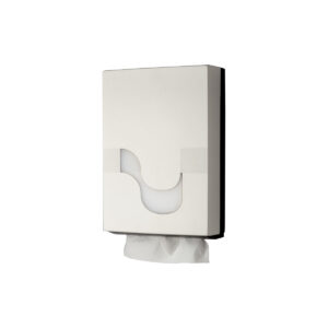 Συσκευή Χειροπετσέτας Στενή (Interfold) Λευκή