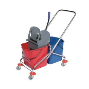 Καρότσι Καθαρισμού Με Μεταλλική Βάση Διπλό 50lit