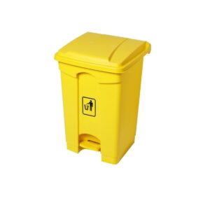 Κάδος Απορριμμάτων Με Πεντάλ 70Lit Κίτρινο