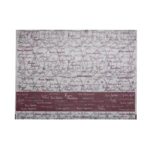 Σουπλά Buon Apetito Κόκκινο-Λευκό 30Χ40cm (250τεμ)