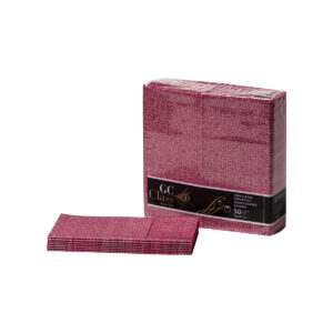 Φάκελος Κουβέρ Airlaid Μπορντώ 40Χ40cm (50τεμ)