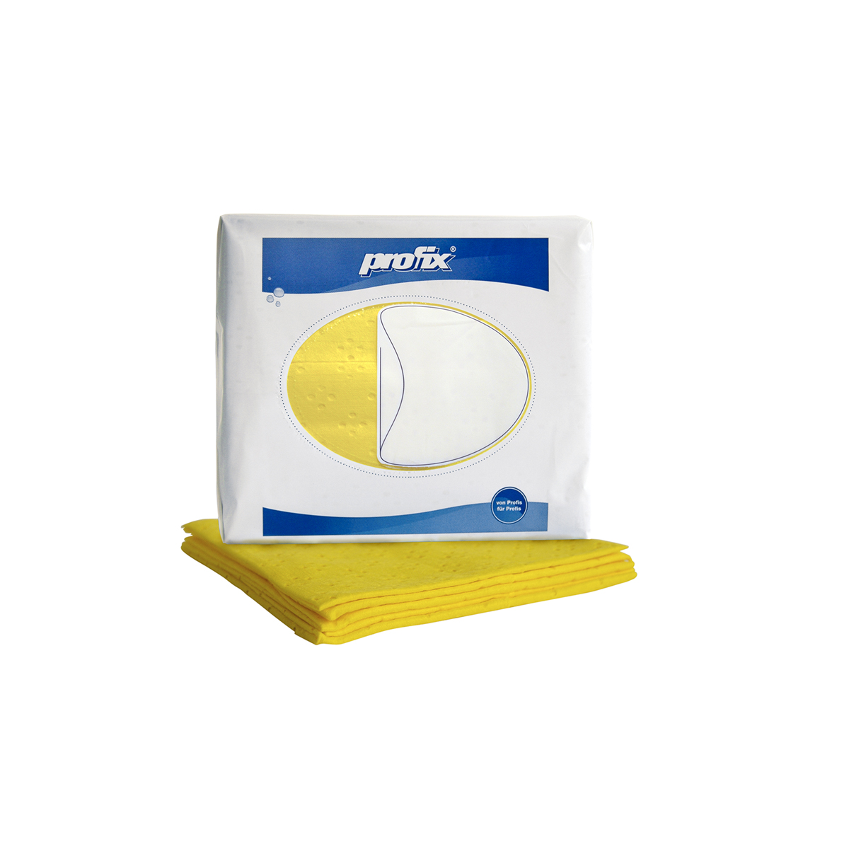 Tücher Πανί "Profix" Επαναχρησιμοποιημένο Κίτρινο 32x36cm (32τεμ) - Image 1