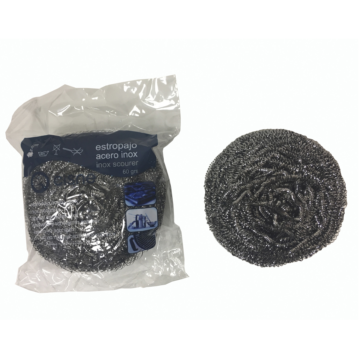460652 Σύρμα Ανοξείδωτο Για Σκεύη Κουζίνας 60gr (Χούφτα) - Image 1