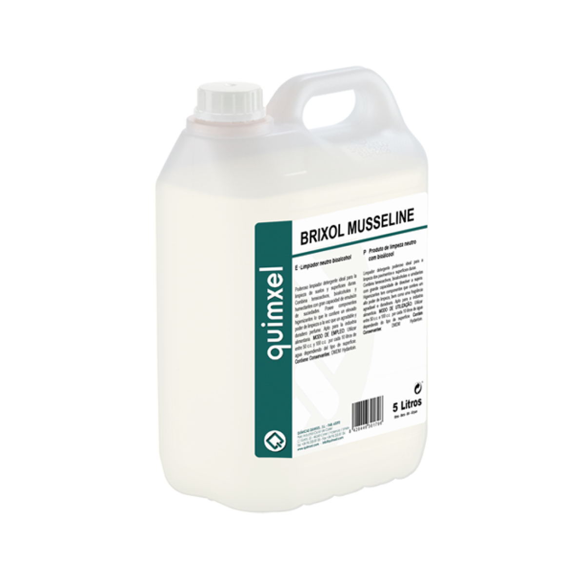 BRIXOL-MUSSELINE-5L-WEB Brixol Musseline 5L - Αρωματικό Καθαριστικό Δαπέδου Με Άρωμα Μασσαλίας - Image 1