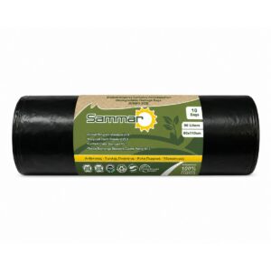 Σακούλα Απορριμμάτων Ρολό Μαύρη BIO 10τεμ 80X110cm (90L)