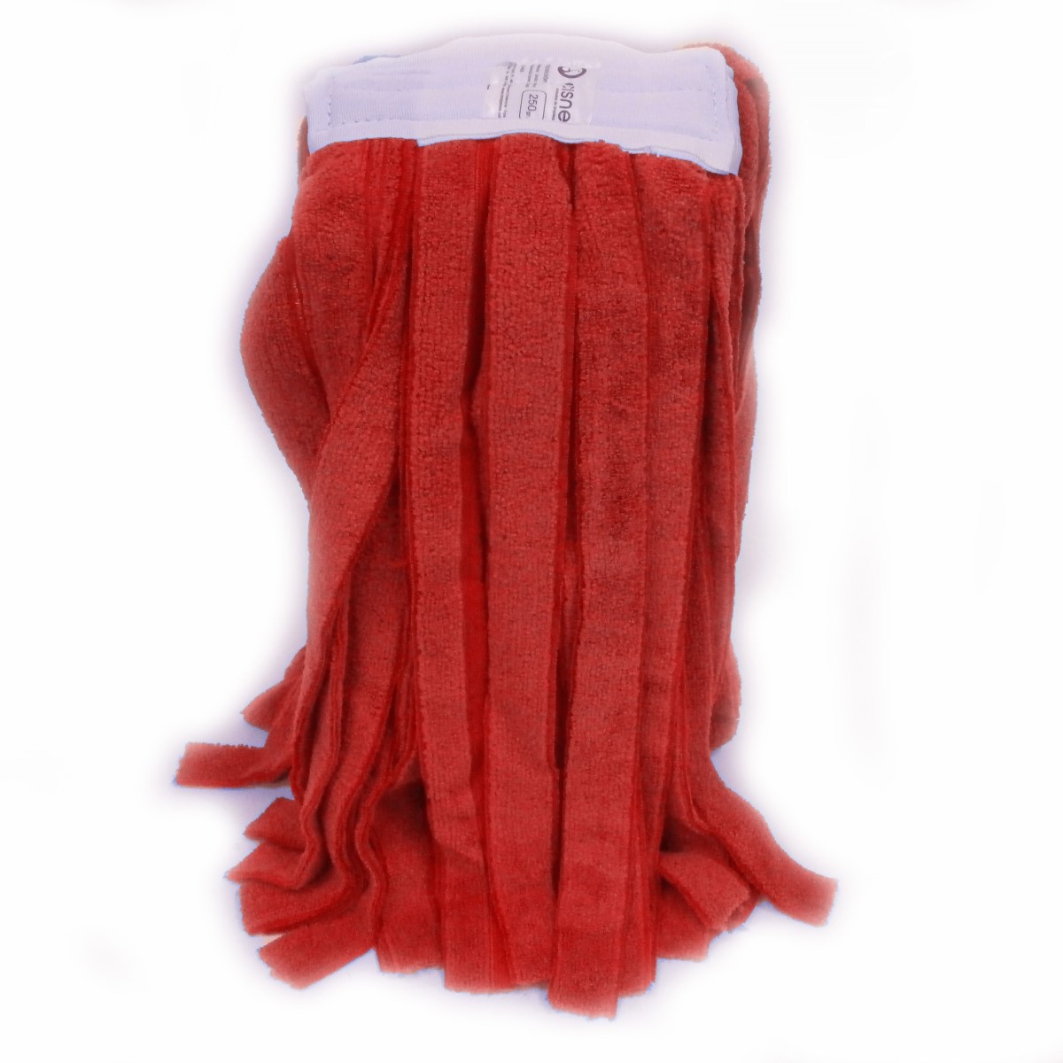 201400_red Σφουγγαρίστρα Επαγγελματική SAMMAR "Microfibra” 250gr Λωρίδες Κόκκινη - Image 1