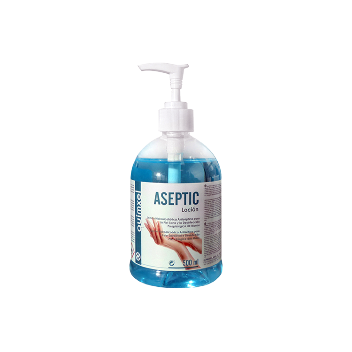 ASEPTIC-LOTION-WEB Aseptic Locion 500ml - Υδροαλκοολούχο Απολυμαντικό Χεριών (Υγρό) - Image 1