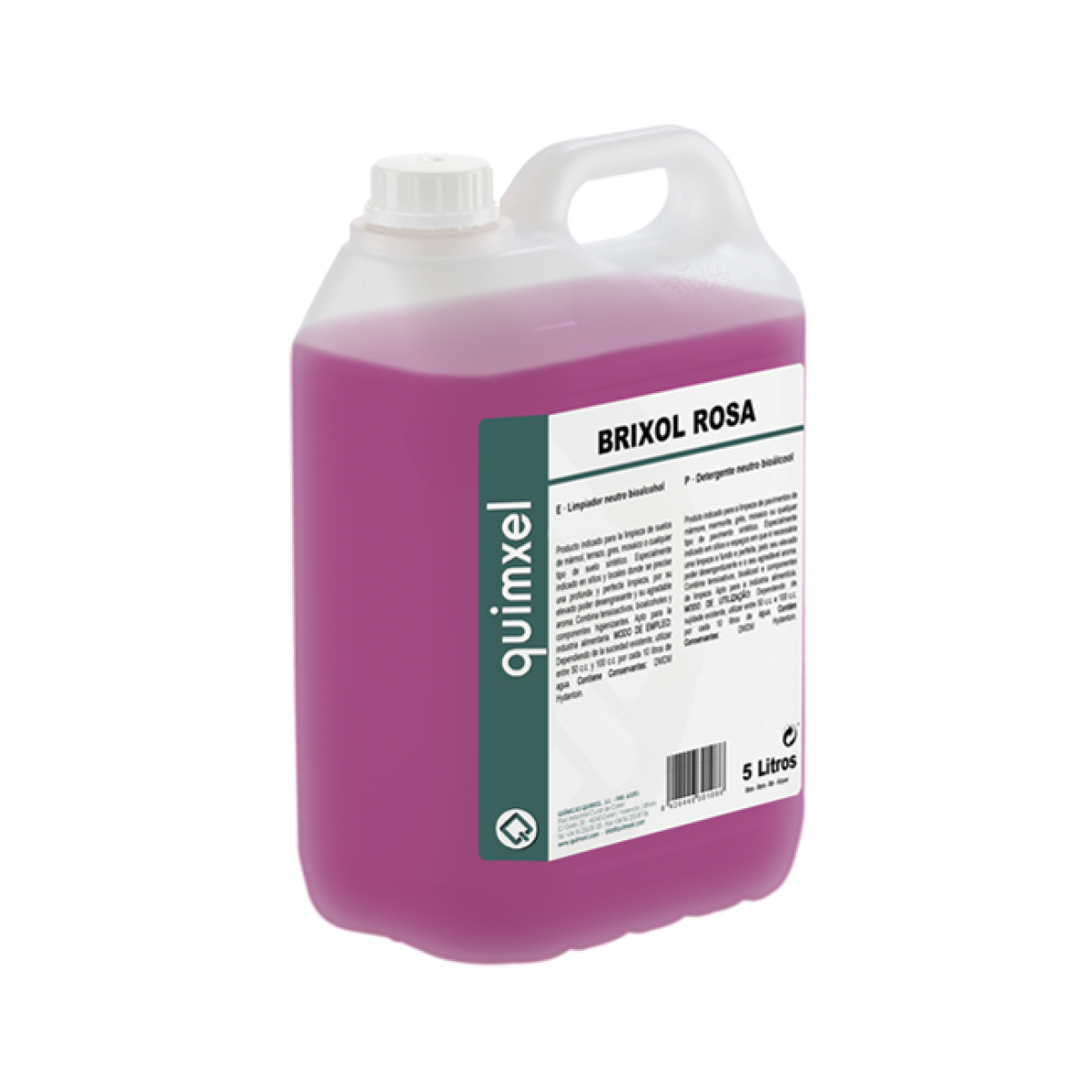 BRIXOL-ROSA-5LIT-WEB Brixol Rosa 5L - Αρωματικό Καθαριστικό Δαπέδου Με Άρωμα Τριαντάφυλλο - Image 1