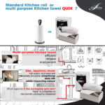 Hand towel water soluble QUIK 2ply - 25x30cm (16pack) - Image 2