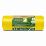 Garbage Bag In Roll 10pcs. BIO 80x110cm (90L) - Yellow - Image 3