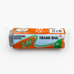 Garbage Bag in Roll Grey 10pcs biodegradable 65x80cm (60L) - Image 2