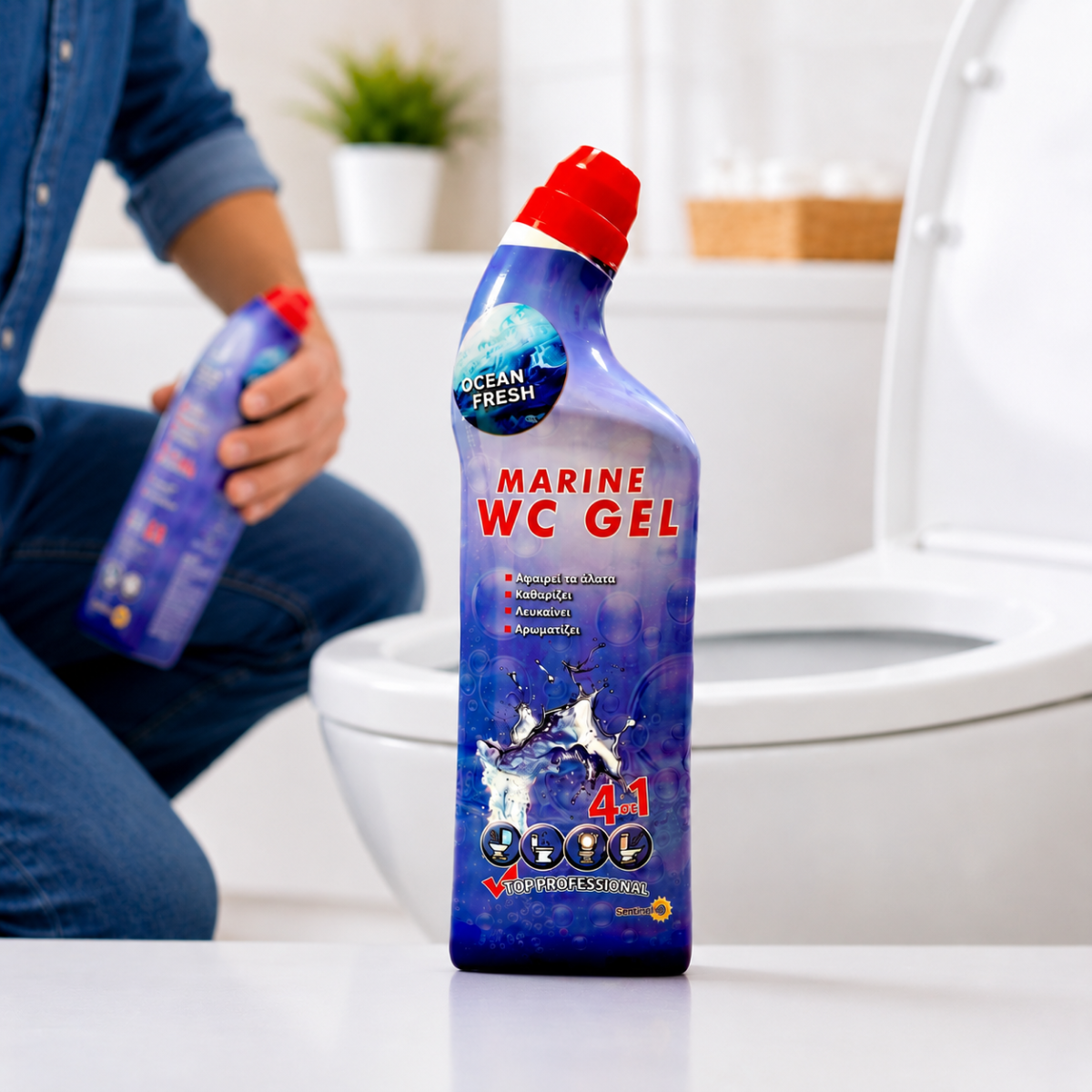 SAMMAR-MARINE-WC-GEL Sammar Marine WC GEL 1L - Καθαριστικό τουαλέτας WC - Image 1
