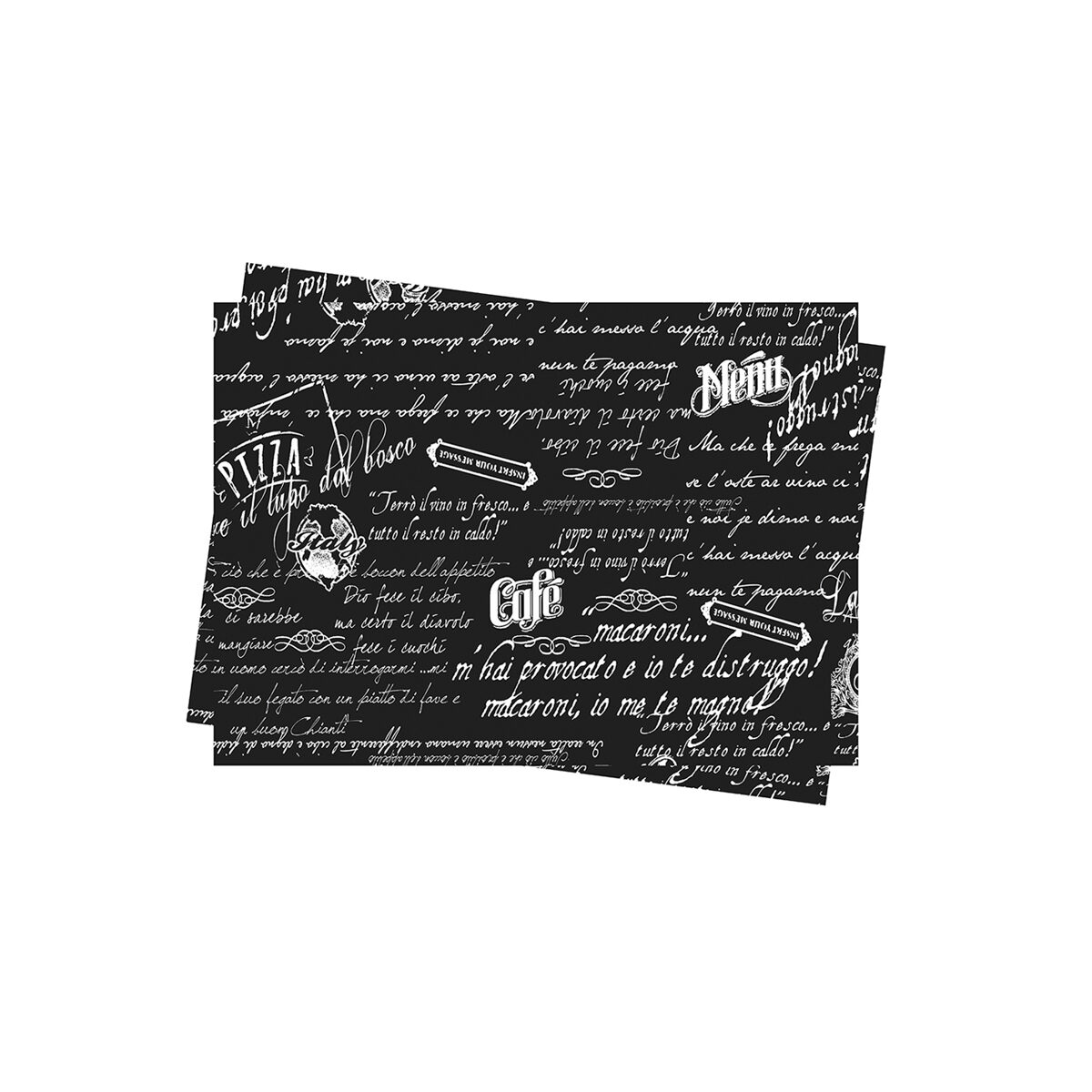 I-0797 Σουπλά Μαύρο-Λευκό 30Χ45cm (250Tτεμ) - Image 1