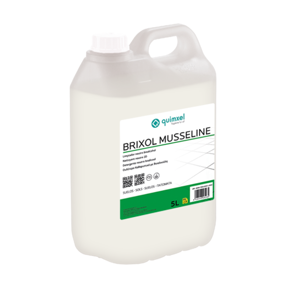 MUSSELINE-5L-new-label Brixol Musseline 5L- Neutral Floor Cleaner with Musseline fragrance - Image 1