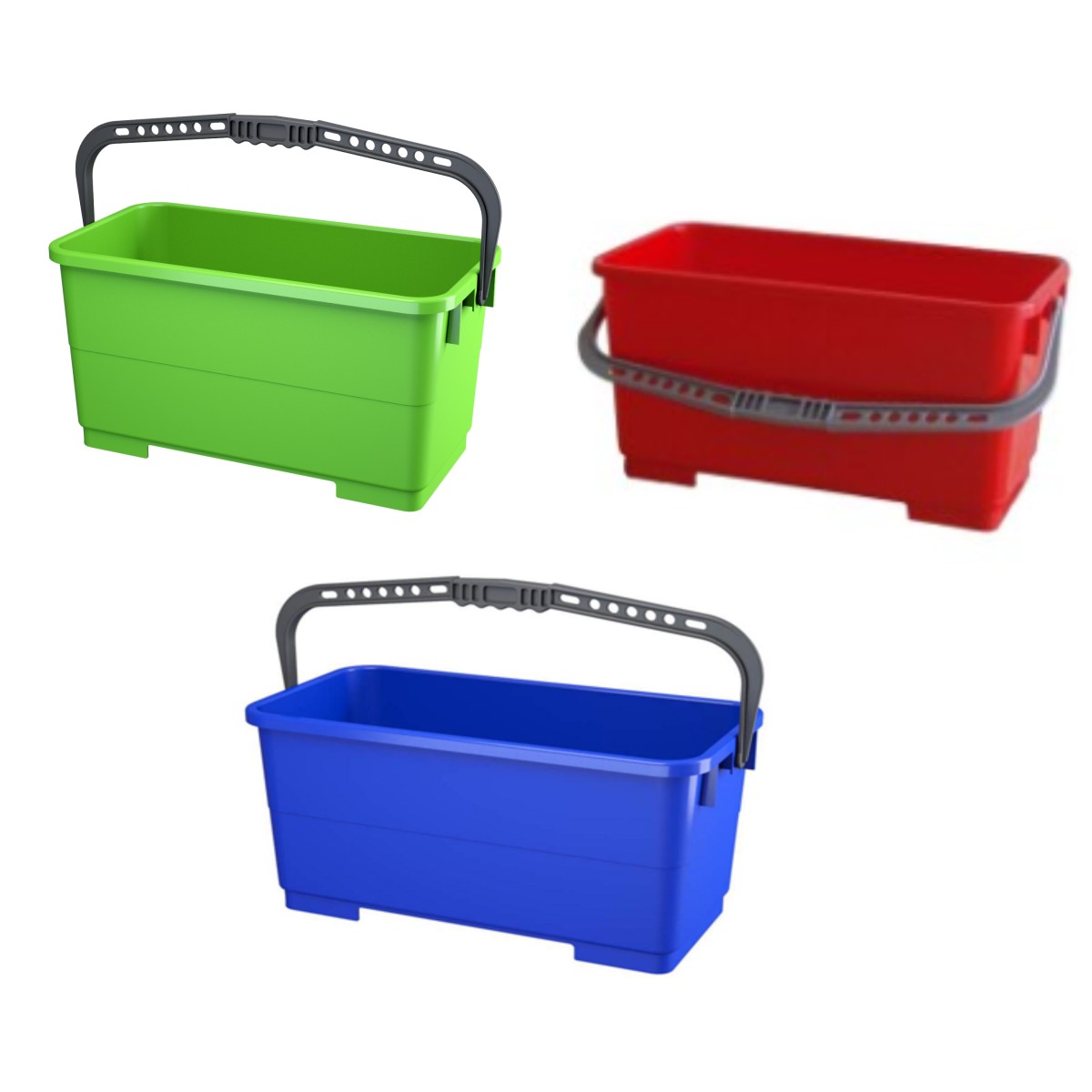 SECC70015-V-last Rectangular bucket for window washing tools 22L - Image 1